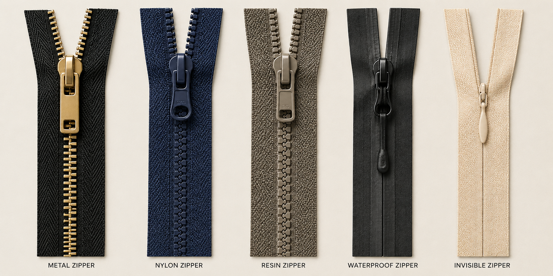 zipper-types-comparison-metal-nylon-resin-waterproof-invisible.png
