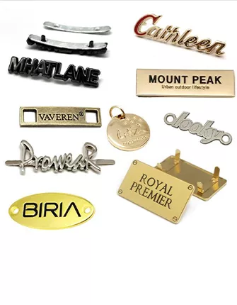 Elegant metal tags
